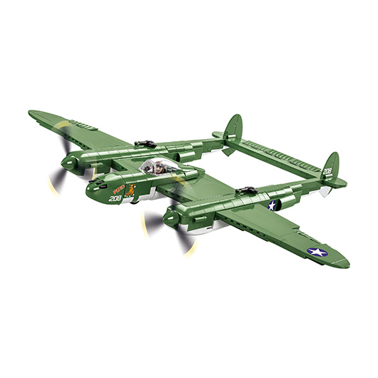 Cobi Historical Collection Bausatz Flugzeug Lockheed P-38H Lightning 545 Teile 5726