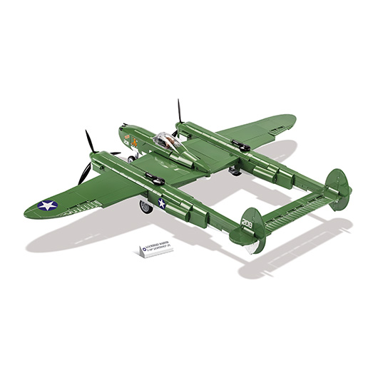 Cobi Historical Collection Bausatz Flugzeug Lockheed P-38H Lightning 545 Teile 5726 Bild 1