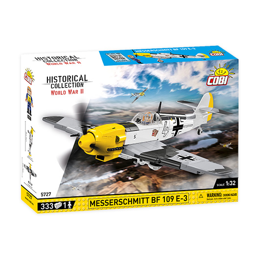 Cobi Historical Collection Bausatz Flugzeug Messerschmitt BF 109 E-3 333 Teile 5727 Bild 2