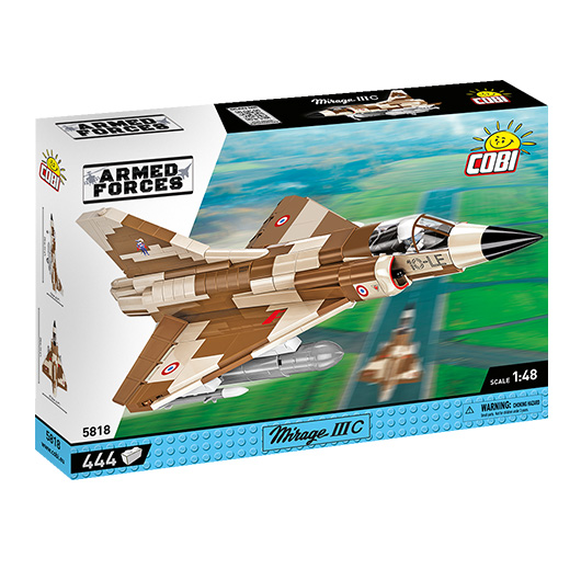 Cobi Armed Forces Bausatz Flugzeug Mirage IIIC 444 Teile 5818 Bild 1