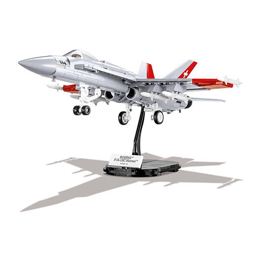 Cobi Armed Forces Bausatz Flugzeug F/A-18C Hornet Swiss Air Force 540 Teile 5819 Bild 2