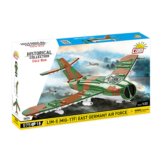 Cobi Historical Collection Bausatz Flugzeug LIM-5 / MiG-17F Luftstreitkrfte NVA 575 Teile 5825 Bild 2