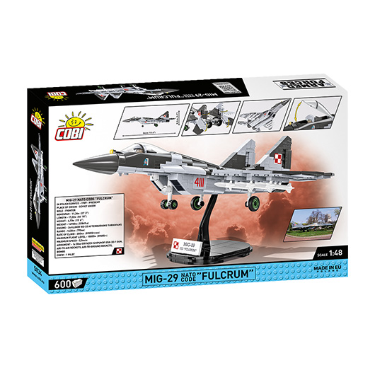 Cobi Armed Forces Bausatz Flugzeug MiG-29 Nato Code Fulcrum 600 Teile 5834 Bild 4