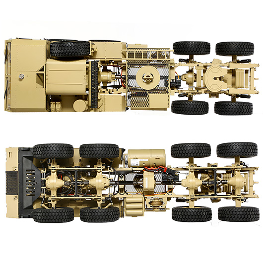 RC U.S. Militrtruck Zugmaschine 8x8 V2 Mastab 1:12 RTR sandfarben inkl. 2,4 GHz Fernsteuerung Bild 11