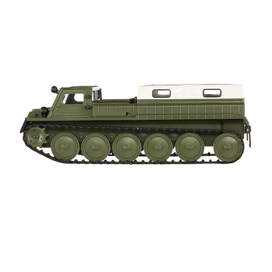 Amewi RC Militr Kettenfahrzeug GAZ-71 1:16 RTR 2,4GHZ oliv inkl. Beleuchtung Bild 1