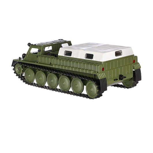 Amewi RC Militr Kettenfahrzeug GAZ-71 1:16 RTR 2,4GHZ oliv inkl. Beleuchtung Bild 2