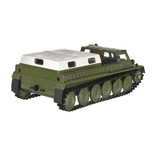 Amewi RC Militr Kettenfahrzeug GAZ-71 1:16 RTR 2,4GHZ oliv inkl. Beleuchtung Bild 3