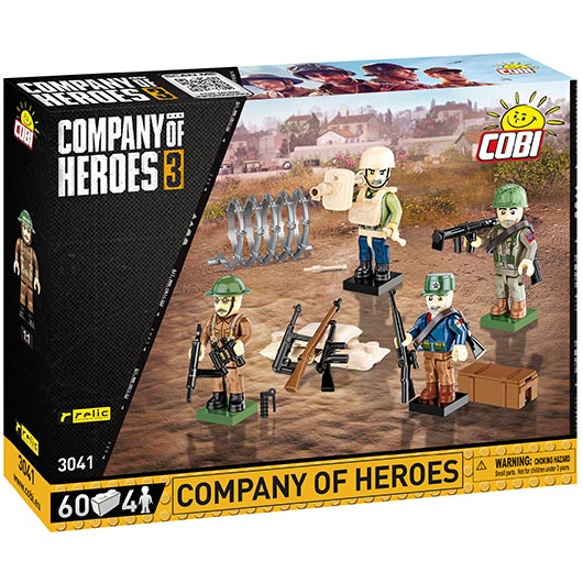 Cobi Company Of Heroes 3 Company Of Heroes Soldaten mit Zubehr 60 Teile 3041 Bild 1
