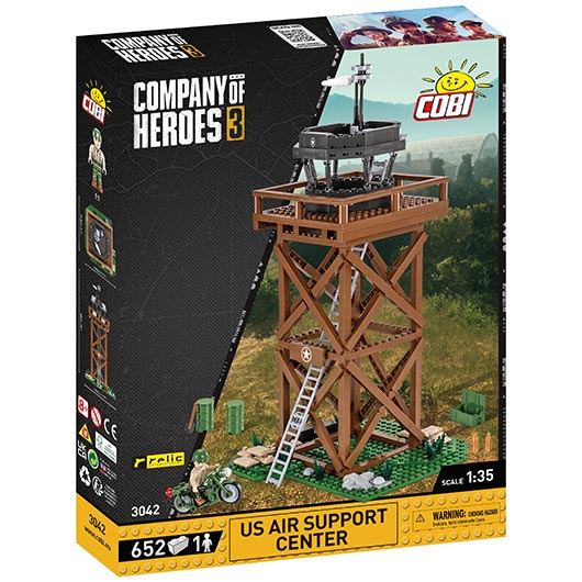 Cobi Company Of Heroes 3 US Air Support Center Set 652 Teile 3042 Bild 1