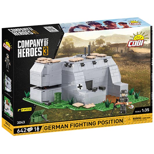 Cobi Company Of Heroes 3 German Fighting Position / Bunker Set 642 Teile 3043 Bild 2