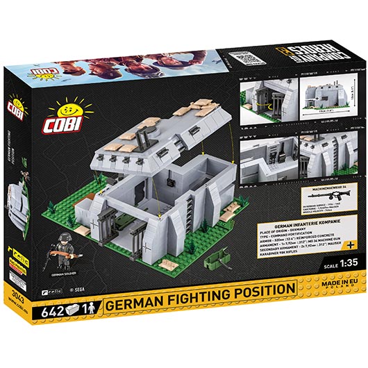 Cobi Company Of Heroes 3 German Fighting Position / Bunker Set 642 Teile 3043 Bild 3