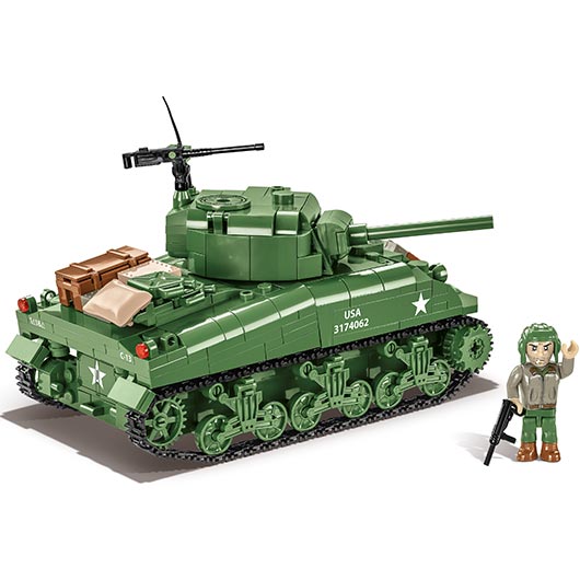 Cobi Company Of Heroes 3 Panzer Sherman M4A1 615 Teile 3044 Bild 1
