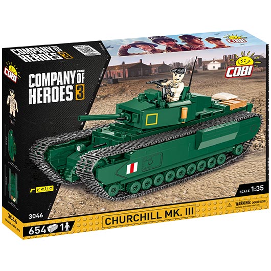 Cobi Company Of Heroes 3 Panzer Churchill MK. III 654 Teile 3046 Bild 1