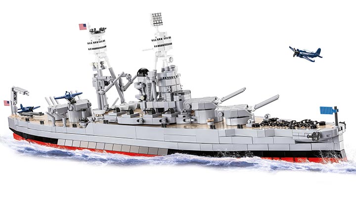 Cobi Historical Collection Bausatz Schlachtschiff USS Pennsylvania / USS Arizona 2in1 Executive Edition 2088 Teile 4842