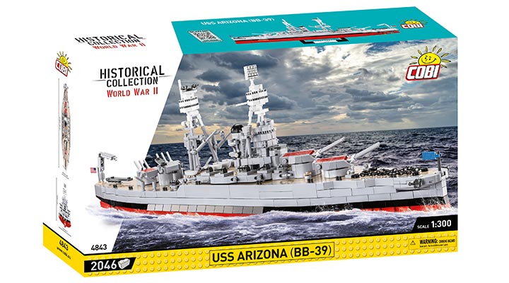 Cobi Historical Collection Bausatz Schlachtschiff USS Arizona BB-39 2046 Teile 4843 Bild 4