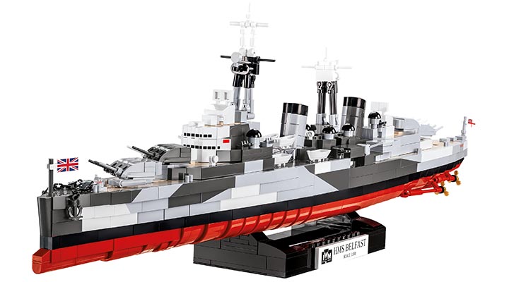 Cobi Historical Collection Bausatz Kreutzer HMS Belfast 1517 Teile 4844 Bild 1