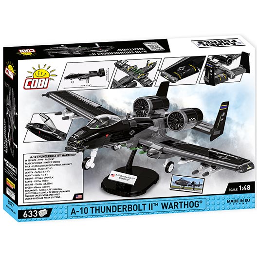 Cobi Armed Forces Bausatz Flugzeug A-10 Thunderbolt II Warthog 633 Teile 5837 Bild 4