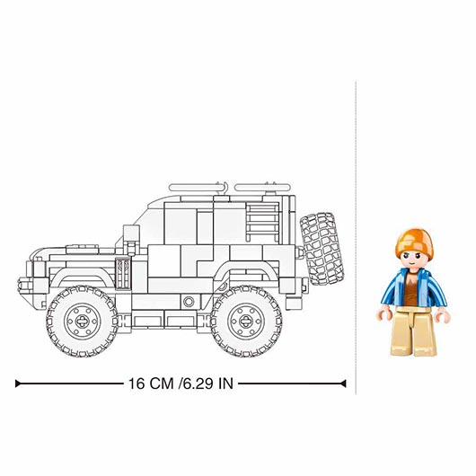 Sluban Bauset English SUV Attacker 328 Teile M38-B1015 Bild 3