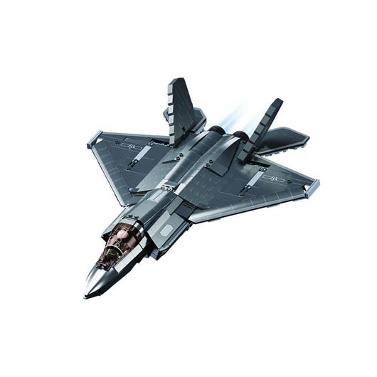 Sluban Bauset J-35S Stealth Aircraft 812 Teile M38-B1186