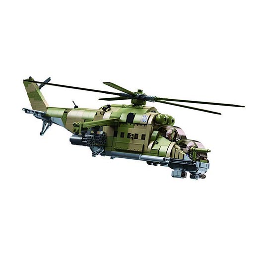 Sluban Bauset MI-24S Gunship 893 Teile M38-B1137 Bild 1