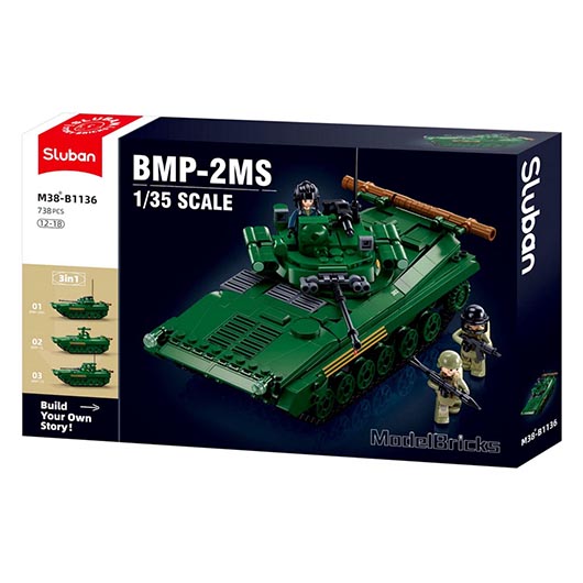 Sluban Bauset Infantery Fighting Vehicle 738 Teile M38-B1136 Bild 4