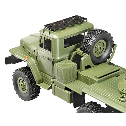RC Militr LKW Ural B36 6WD mit Tieflader 1:16 RTR grn inkl. 2,4 GHz Fernsteuerung & LED-Beleuchtung Bild 10