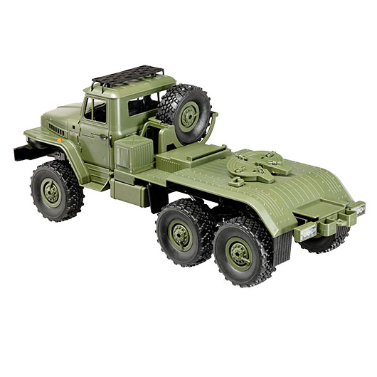RC Militr LKW Ural B36 6WD mit Tieflader 1:16 RTR grn inkl. 2,4 GHz Fernsteuerung & LED-Beleuchtung Bild 2