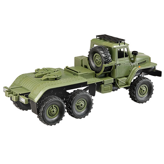 RC Militr LKW Ural B36 6WD mit Tieflader 1:16 RTR grn inkl. 2,4 GHz Fernsteuerung & LED-Beleuchtung Bild 3