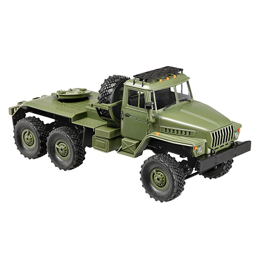 RC Militr LKW Ural B36 6WD mit Tieflader 1:16 RTR grn inkl. 2,4 GHz Fernsteuerung & LED-Beleuchtung Bild 5