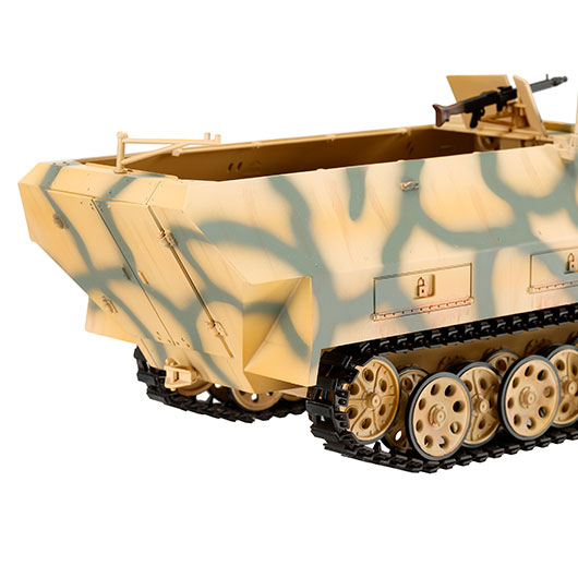 Torro RC 1:16 Sd. Kfz. 251/1 Ausf. D Halbkettenfahrzeug RTR Set mit Akku, Licht und Sound tarnfarben Bild 7