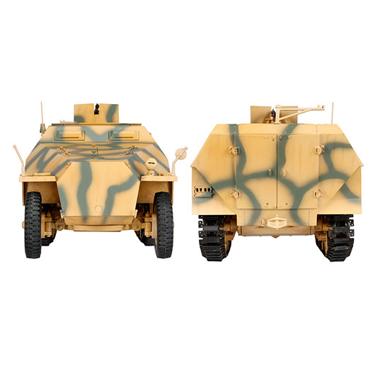 Torro RC 1:16 Sd. Kfz. 251/1 Ausf. D Halbkettenfahrzeug RTR Set mit Akku, Licht und Sound tarnfarben Bild 8