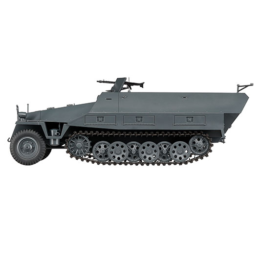 Torro RC 1:16 Sd. Kfz. 251/1 Ausf. D Halbkettenfahrzeug RTR Set mit Akku, Licht und Sound grau Bild 1