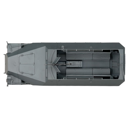 Torro RC 1:16 Sd. Kfz. 251/1 Ausf. D Halbkettenfahrzeug RTR Set mit Akku, Licht und Sound grau Bild 10