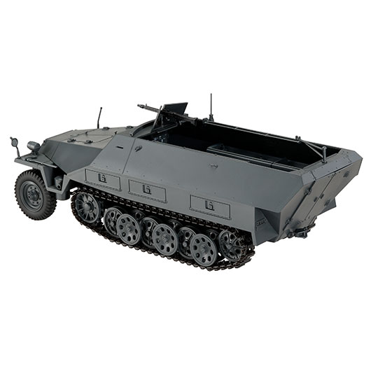 Torro RC 1:16 Sd. Kfz. 251/1 Ausf. D Halbkettenfahrzeug RTR Set mit Akku, Licht und Sound grau Bild 2