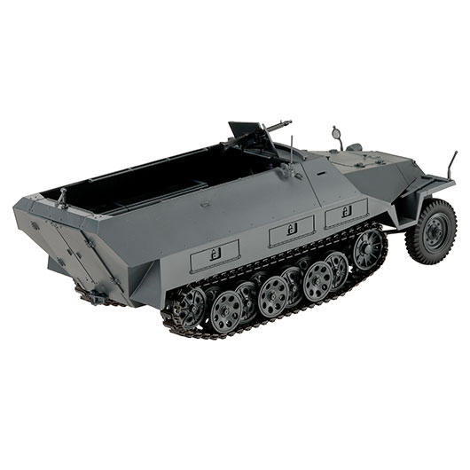 Torro RC 1:16 Sd. Kfz. 251/1 Ausf. D Halbkettenfahrzeug RTR Set mit Akku, Licht und Sound grau Bild 3