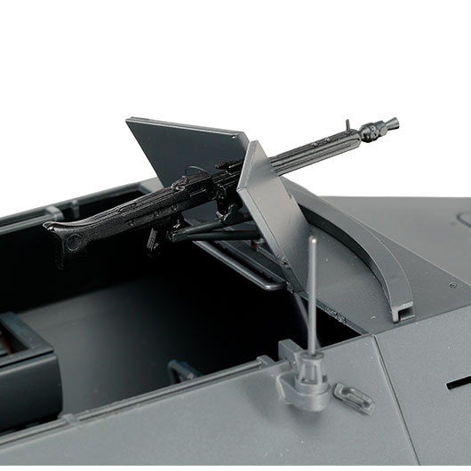 Torro RC 1:16 Sd. Kfz. 251/1 Ausf. D Halbkettenfahrzeug RTR Set mit Akku, Licht und Sound grau Bild 6