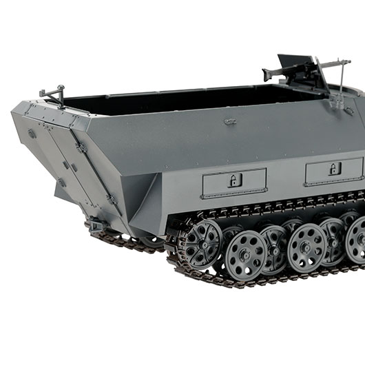 Torro RC 1:16 Sd. Kfz. 251/1 Ausf. D Halbkettenfahrzeug RTR Set mit Akku, Licht und Sound grau Bild 7