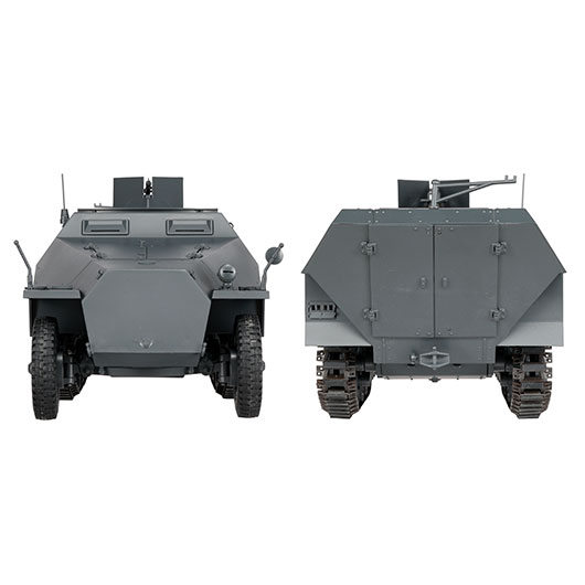 Torro RC 1:16 Sd. Kfz. 251/1 Ausf. D Halbkettenfahrzeug RTR Set mit Akku, Licht und Sound grau Bild 8