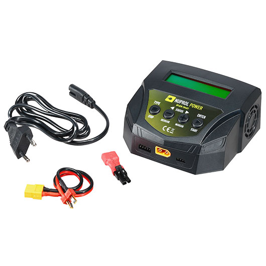 Nuprol Smart Charger Ladegert f. LiPo / LiFe 2-4 / NiMH 6-8 / Pb 6-12V 6A 60W 230V NPC-07
