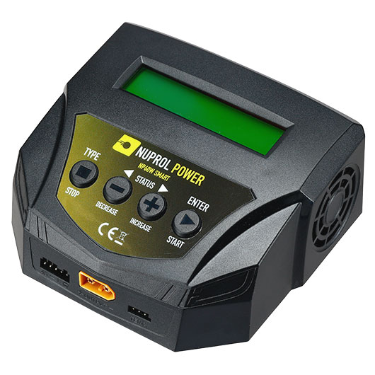 Nuprol Smart Charger Ladegert f. LiPo / LiFe 2-4 / NiMH 6-8 / Pb 6-12V 6A 60W 230V NPC-07 Bild 1