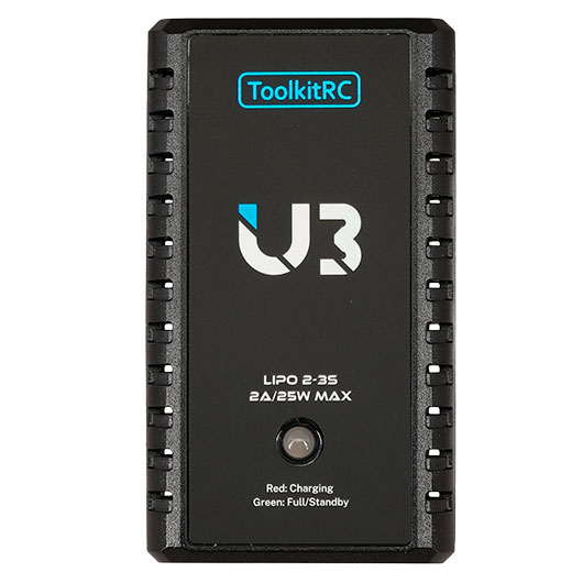 ToolkitRC U3 Ladegert f. LiPo 2-3 2A 25W 9-20V / USB-Ladegert TK13400 Bild 4
