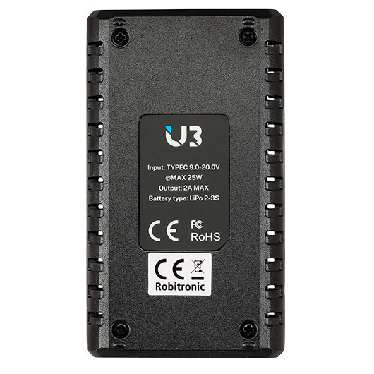 ToolkitRC U3 Ladegert f. LiPo 2-3 2A 25W 9-20V / USB-Ladegert TK13400 Bild 5