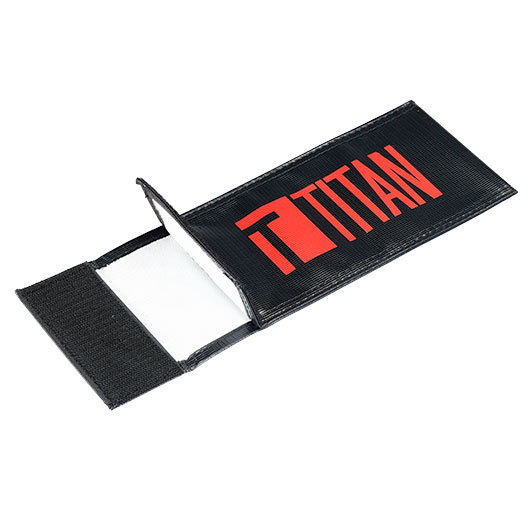 Titan Lithium Charging Safety Bag Small 10,5 x 24,5 cm Feuerfeste Sicherheitstasche schwarz Bild 2