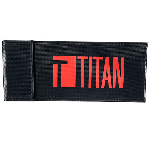 Titan Lithium Charging Safety Bag Small 10,5 x 24,5 cm Feuerfeste Sicherheitstasche schwarz Bild 5