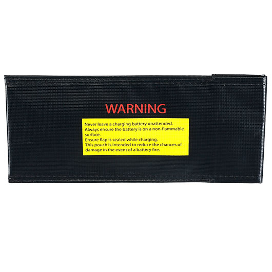 Titan Lithium Charging Safety Bag Small 10,5 x 24,5 cm Feuerfeste Sicherheitstasche schwarz Bild 6