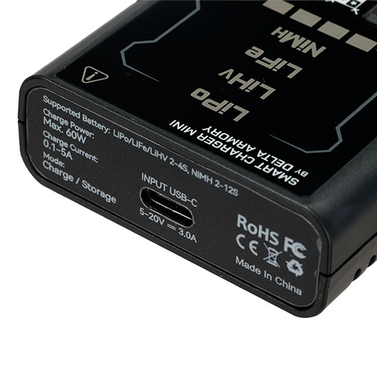 Delta Armory Smart Charger Mini G-Tech Ladeger�t f. LiPo / LiFe 2-4 / NiMH 2-12 5A 60W 5 - 20V Bild 6