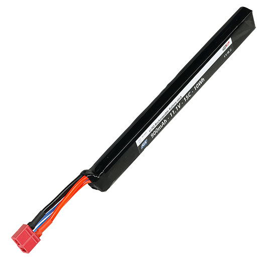 ASG LiPo Akku 11,1V 900mAh 15C Stick-Type mit T-Stecker Anschluss Bild 1