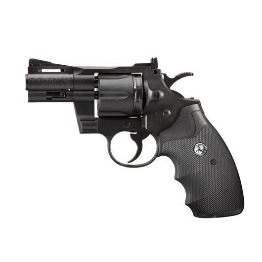 Colt Python 2,5 Zoll CO2 Revolver 4,5mm Diabolo/BB schwarz