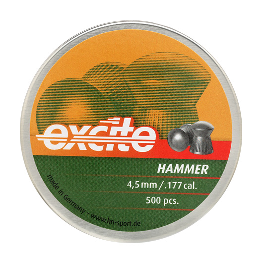 H&N Rundkopf-Diabolos Excite Hammer 4,5mm 500 Stck Bild 3
