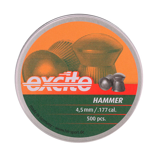 H&N Rundkopf-Diabolos Excite Hammer 4,5mm 500 Stck Bild 3